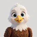 Cartoon eagle, one of the Okanagan Landing crew