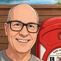 Cartoon of Sean Phillips at Okanagan Landing