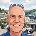 Cartoon of Sean Phillips at Okanagan Landing