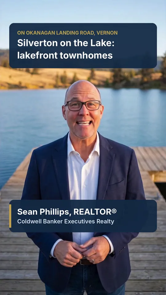 Silverton on the Lake: lakefront townhomes in Okanagan Landing